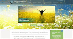 Desktop Screenshot of newportcomplementaryhealthclinic.co.uk